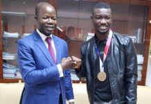 Jeux olympiques : Le PDG de Coris Bank a offert 10 millions de FCFA à Hugues Fabrice Zango